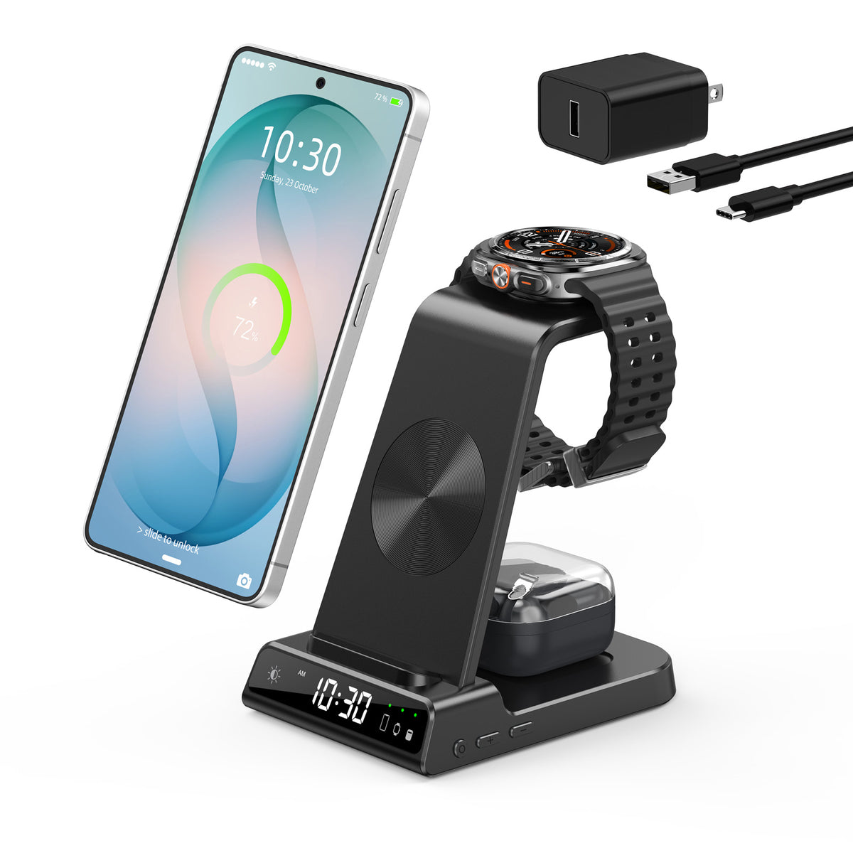 Elecdov C01 3-in-1 Magnetic Charging Station