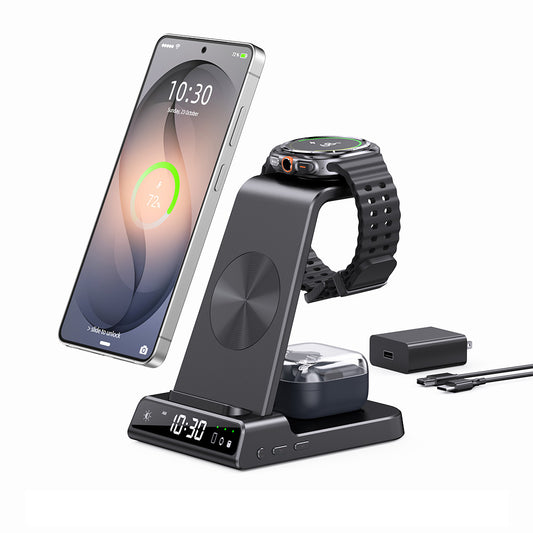 Elecdov C01 三合一三星磁吸充電站（附充電插頭）