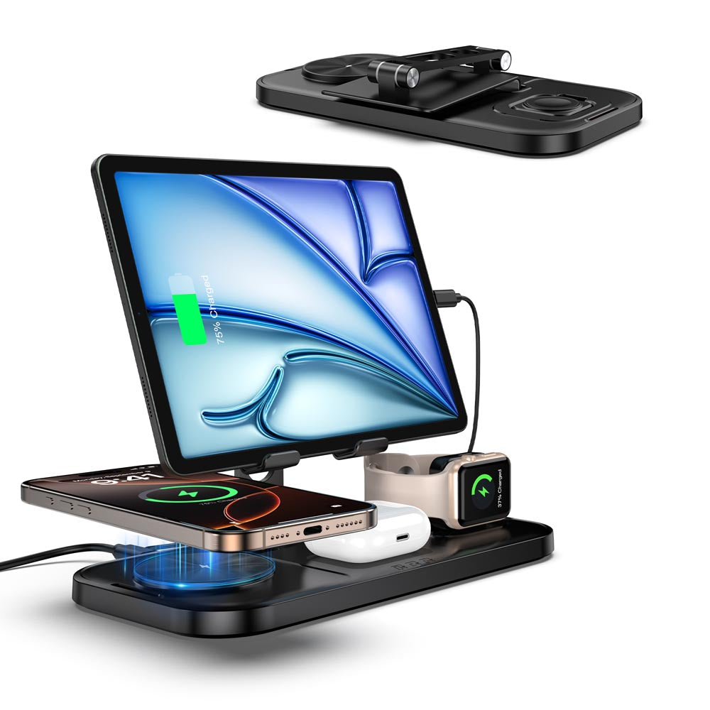 Elecdov C12N 4 In 1 Magnetic Charging Station for iPhone