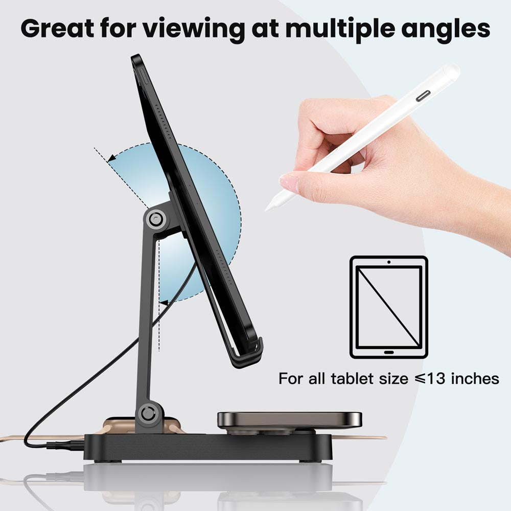 Elecdov CE07 3 In 1 Charging Great for viewing at multiple angles