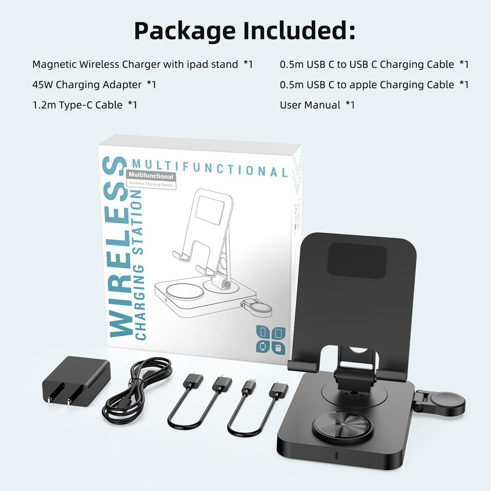 Elecdov CE07 3 In 1 Charging  Charger Packing List