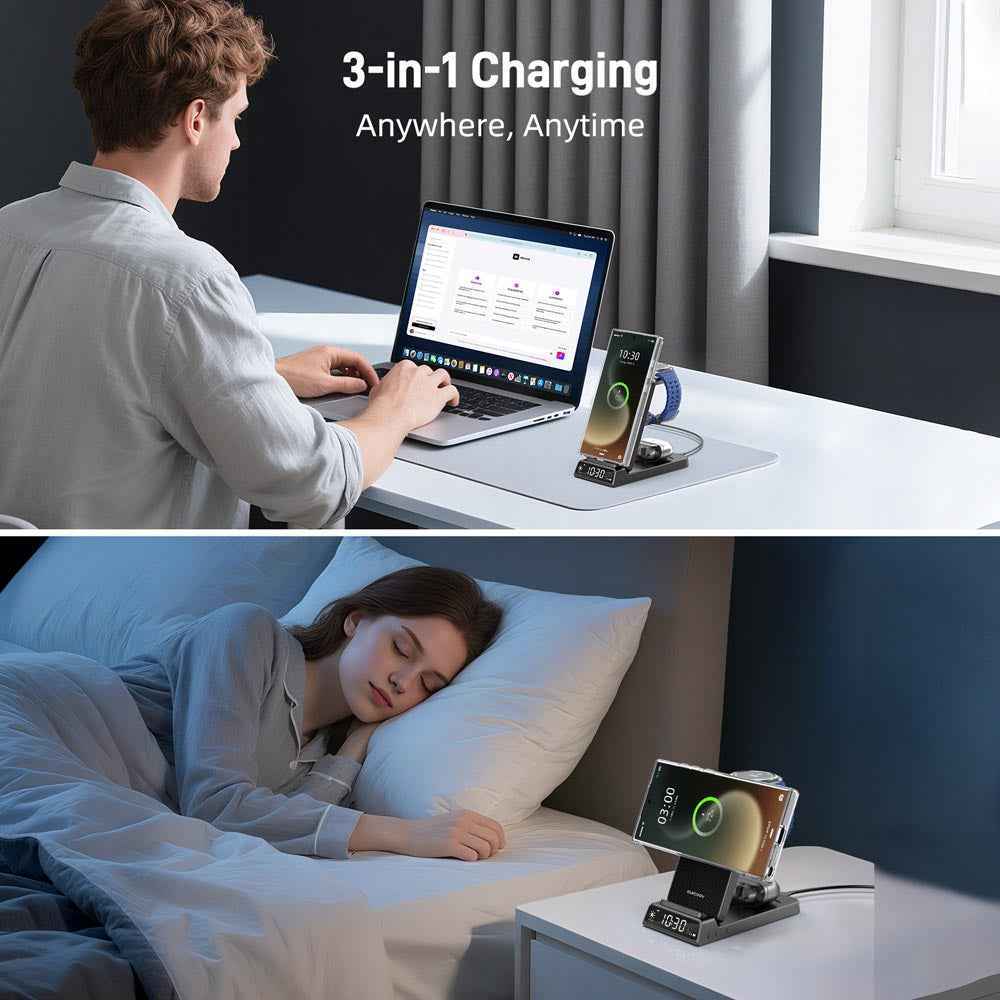 Elecdov CE19S-CF 3 In 1 Magnetic Charging  charging wherever you are