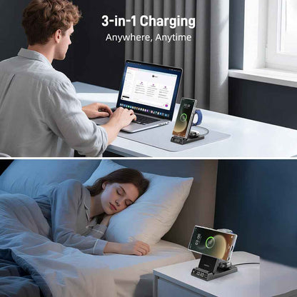 Elecdov CE19S-CF 3 In 1 Magnetic Charging  charging wherever you are
