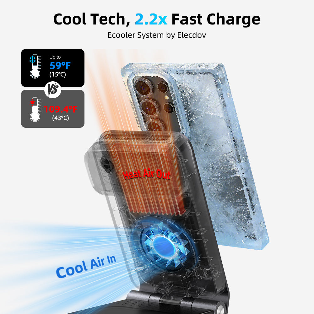 Elecdov W103S 3 In 1 Magnetic Charging ecooler System