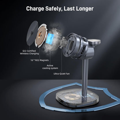 Elecdov W98A 3 In 1 Magnetic Charging Charge Safely, Last Longer