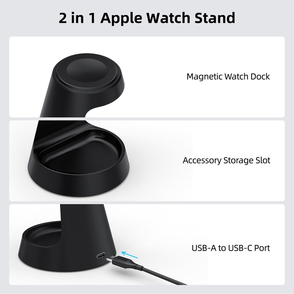 Elecdov WC01A 3 In 1 Magnetic Charging Station for iPhone