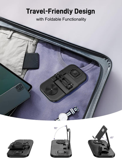 4 in 1 Wireless Charging Station for Apple iPhone Watch Earbud iPad Multiple Devices